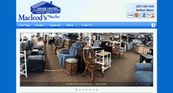 Desktop Screenshot of macleodsfurniture.com